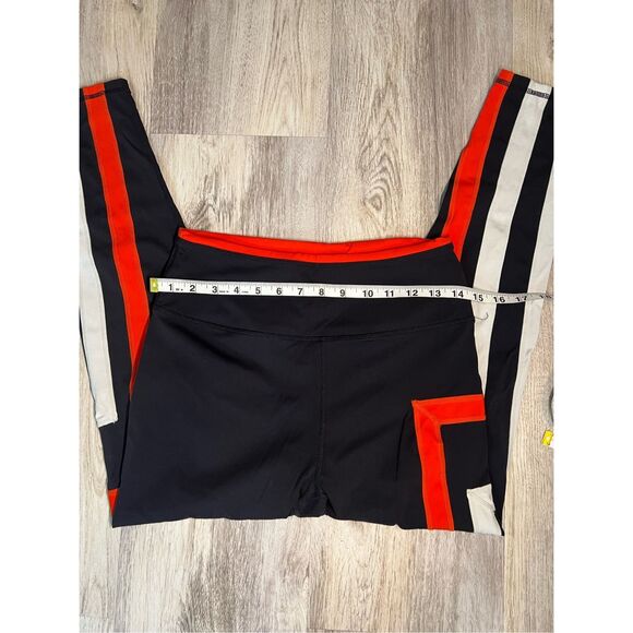 Free People Leggings Black and Orange Size Medium - Picture 5 of 9